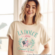 LA Dolce Vita Travel Club Tee and Sweatshirt