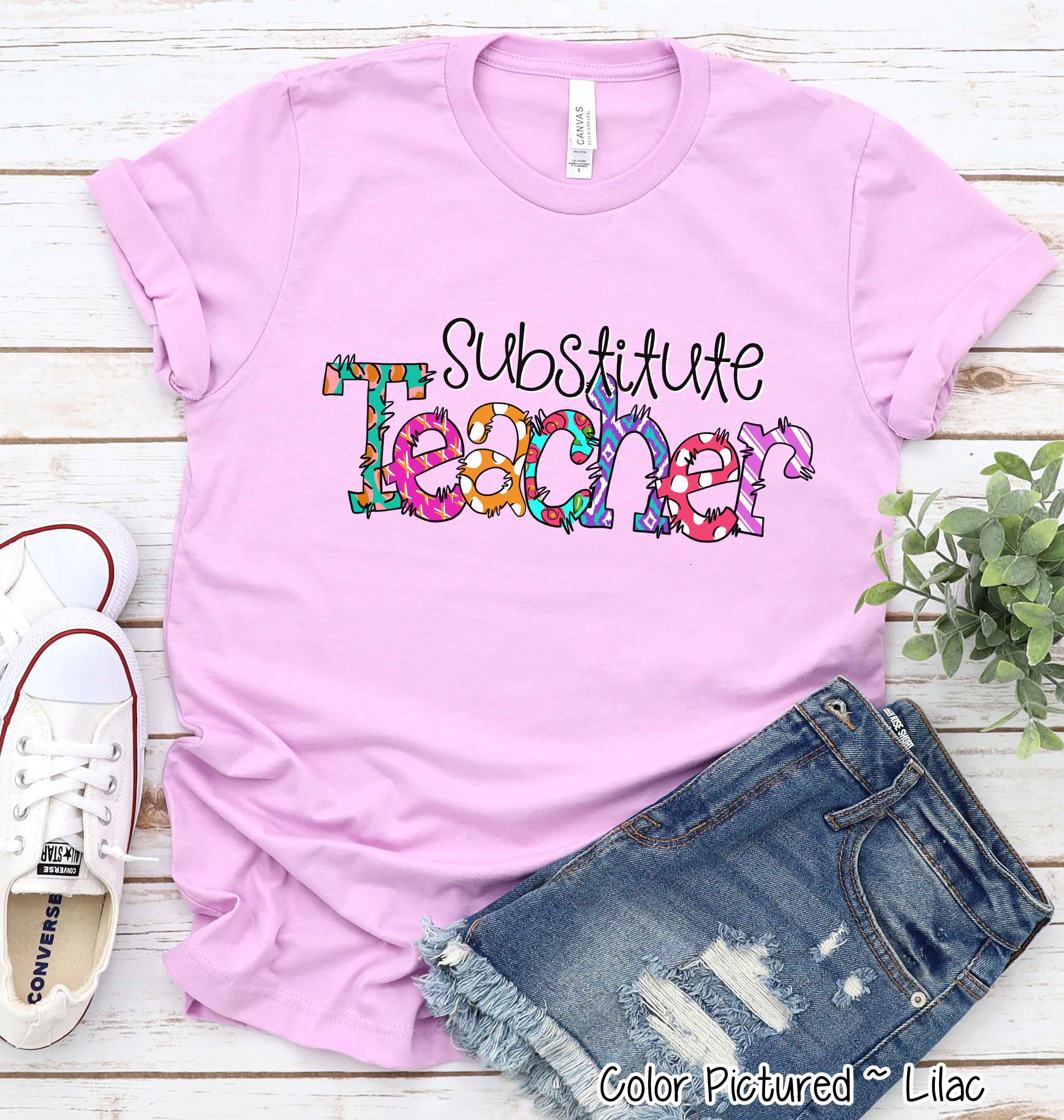 Doodle School Teacher Grade Tee
