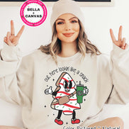 Monogram Bougie Christmas Tree Cake Tee or Sweatshirt
