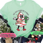Monogram Bougie Christmas Tree Cake Tee or Sweatshirt