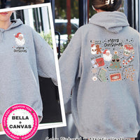Retro Merry Christmas Favorite Things 2 Sided Tee or Sweatshirt
