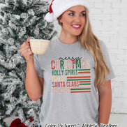 Retro Merry Christmas Tee or Sweatshirt