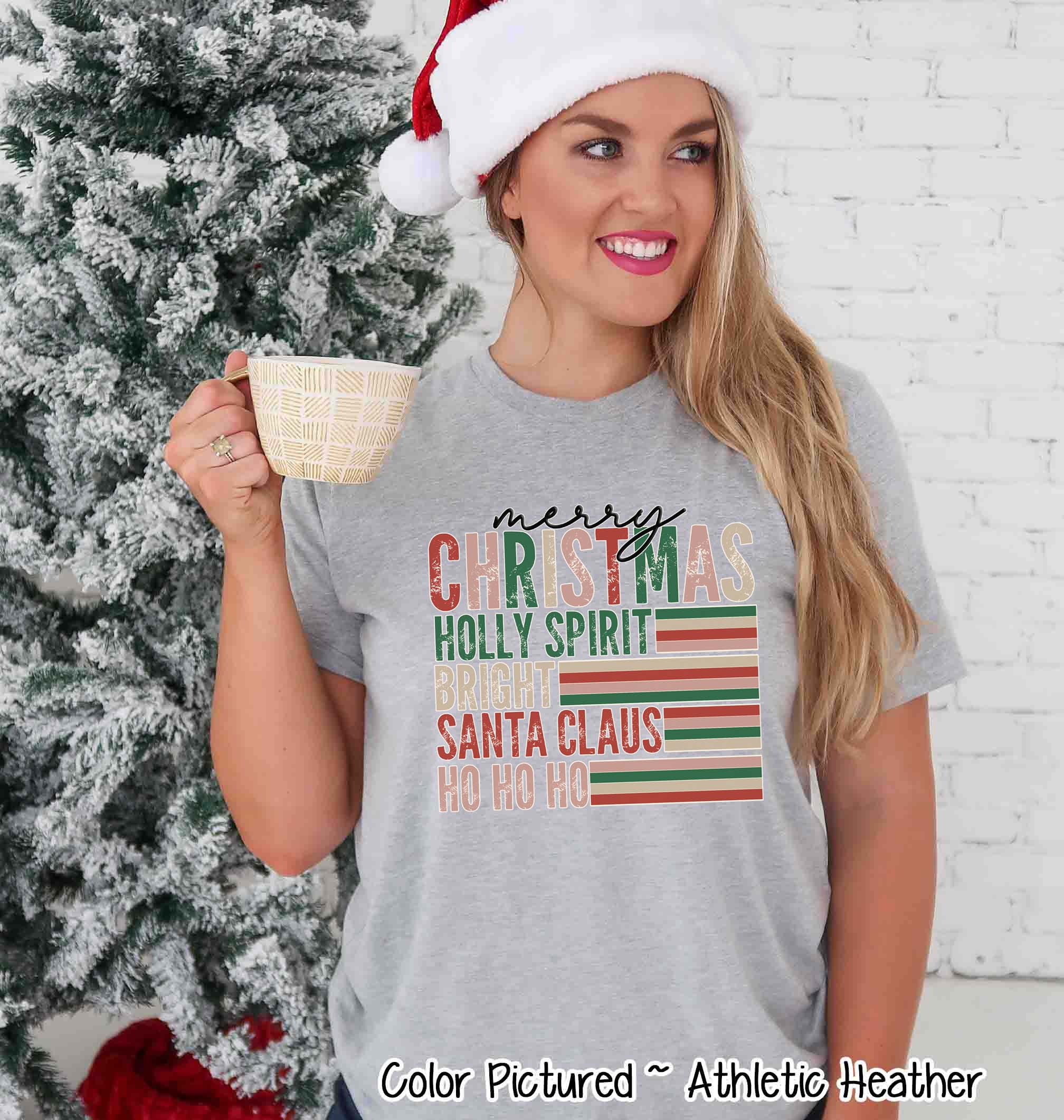 Retro Merry Christmas Tee or Sweatshirt