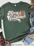 Retro Vintage Style Merry Christmas Tee or Sweatshirt