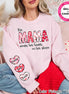 This Mama Wears Her Hearts on Her Sleeve Valentine Tee or Sweatshirt