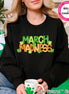 March Madness Basketball St Patricks Day Tee or Sweatshirt
