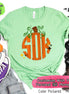 Big Monogram Pumpkin Halloween Tee
