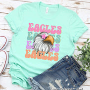 Preppy Star Eyed Mascot Game Day Tee