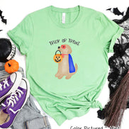 Yellow Lab Hero Dog Lover Halloween Tee