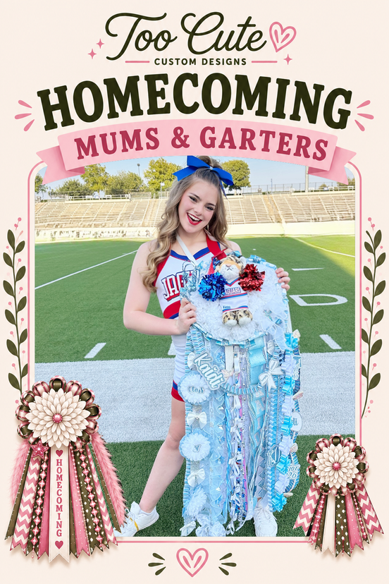 Homecoming Mums & Garters ~ Coming This week!