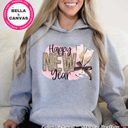 Happy New Year Champagne Glasses Tee or Sweatshirt