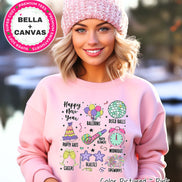 Happy New Year Favorite Things Celebration Tee or Sweatshirt