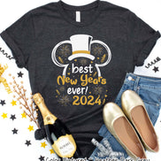 Mickey or Minnie Matching New Year's Tee or Sweatshirt