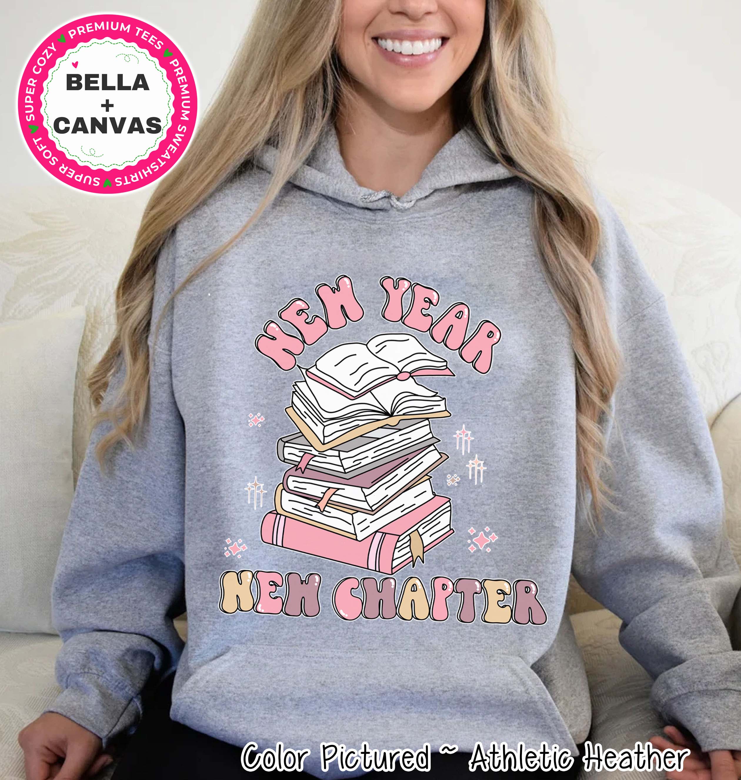 New Year New Chapter Book Lover Tee or Sweatshirt