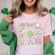 Coquette Nurse Theme St Patricks Day Tee or Sweatshirt