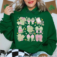 Coquette Nurse Theme St Patricks Day Tee or Sweatshirt