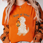 Yellow Lab Mummy Dog Lover Halloween Tee