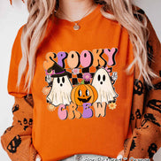Retro Spooky Crew Halloween Tee