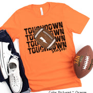 Retro Touchdown Season Football Game Day Tee