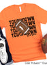 Retro Touchdown Season Football Game Day Tee