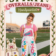 🎨 Custom Hand-Painted Spirit Overalls & Jeans