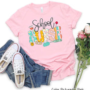 School Nurse Cute Doodle Icon Tee