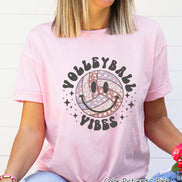 Volleyball Smile Retro Vibes Tee