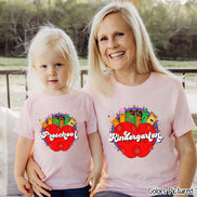 Retro Apple School Supplies Grade Student and Teacher Tee