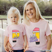 Hello Grade Pencil Back to School Student and Teacher Tee