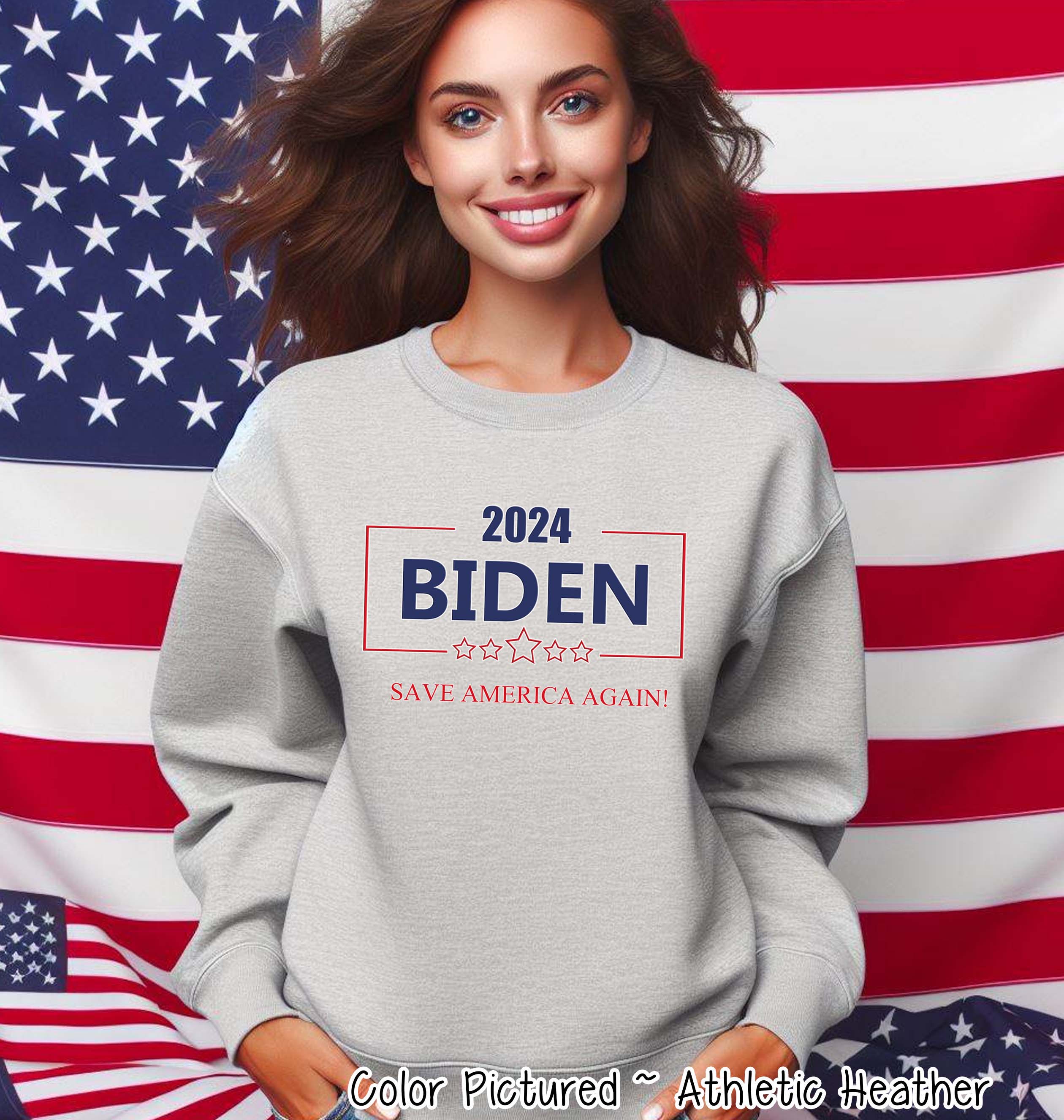 Biden 2024 Political Tee or Sweatshirt