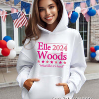 Elle Woods President Funny Political Tee and Sweatshirt
