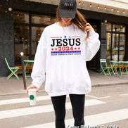 Jesus 2024 Make America Pray Again Election Tee or Sweatshirt