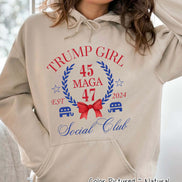 Trump Girl Social Club Croquette Political Tee or Sweatshirt