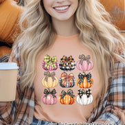 Coquette Pumpkins Fall Sweatshirt or Tee