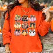 Coquette Pumpkins Fall Sweatshirt or Tee
