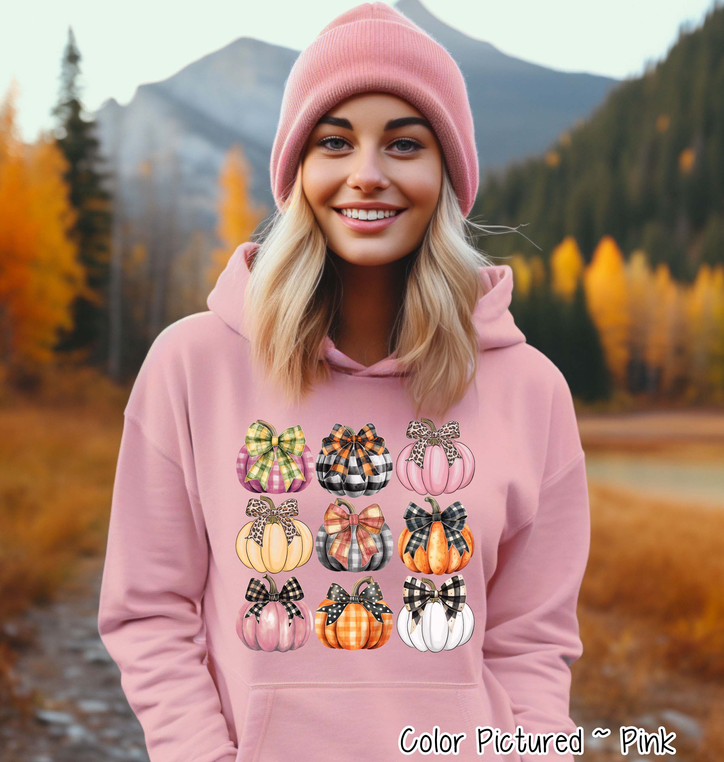 Coquette Pumpkins Fall Sweatshirt or Tee