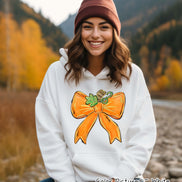 Coquette Pumpkin Bow Fall  Sweatshirt or Tee