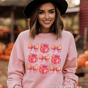 Disco Coquette Pumpkins Fall Sweatshirt or Tee