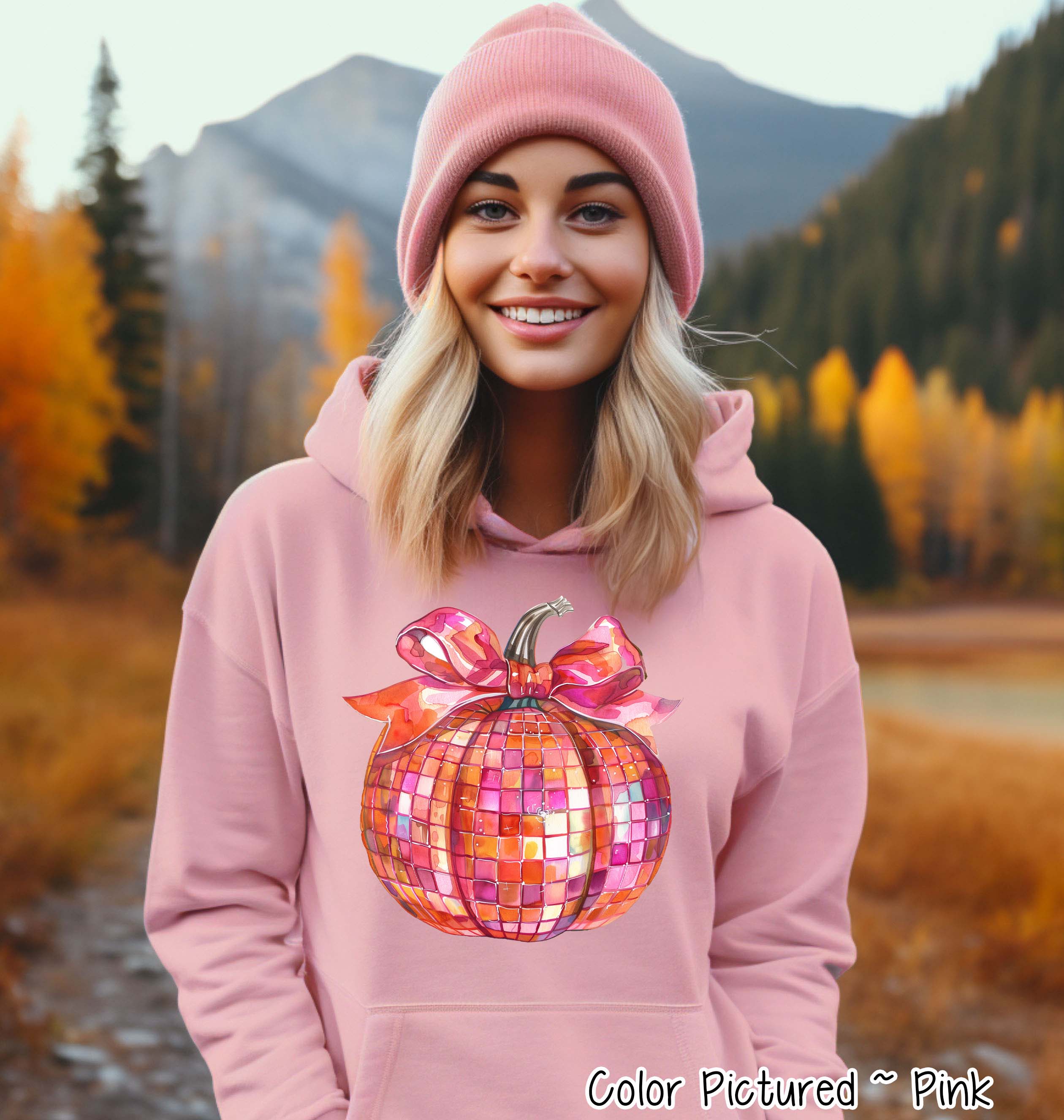 Disco Coquette Pumpkin Fall Sweatshirt or Tee