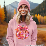 Disco Coquette Pumpkin Fall Sweatshirt or Tee
