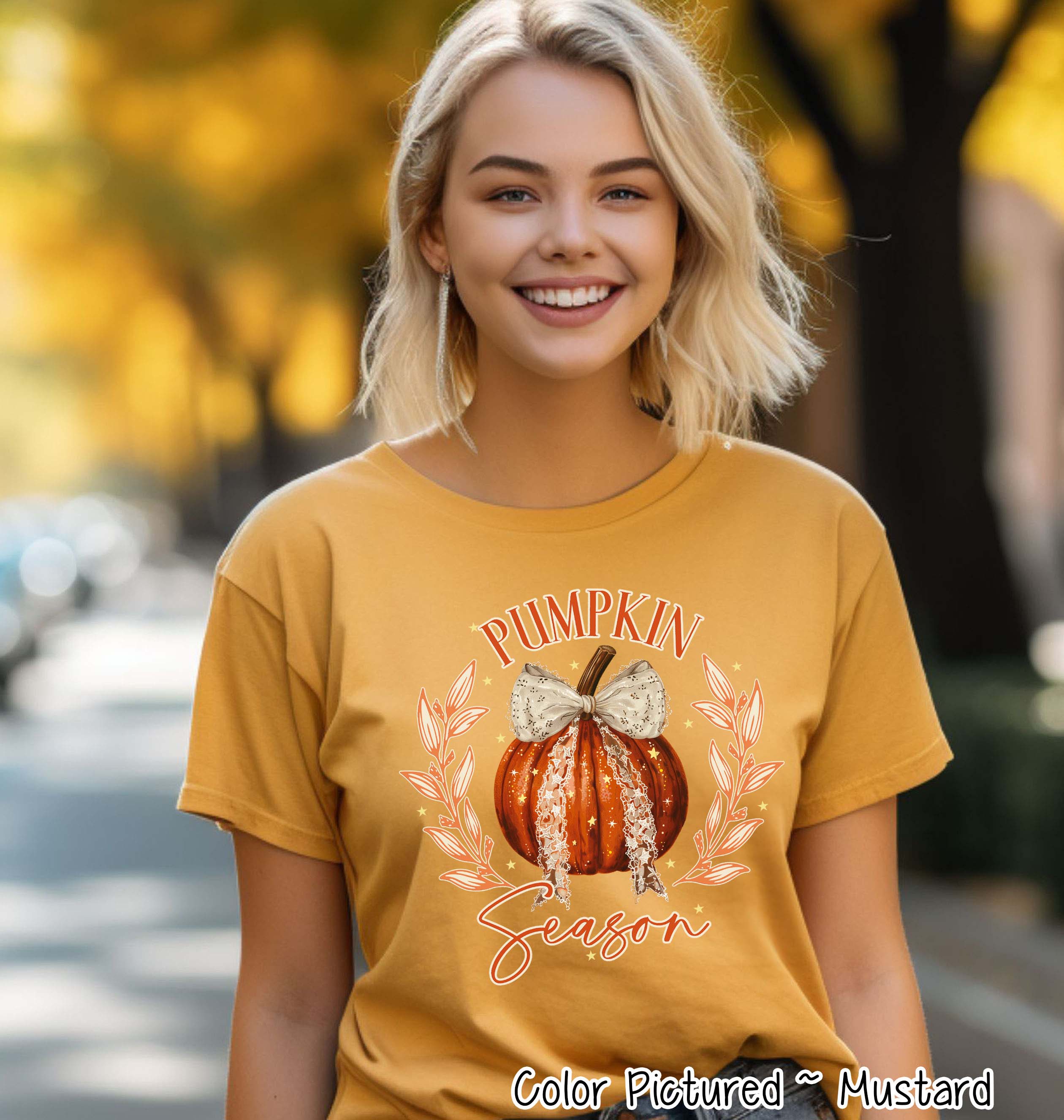 Pumpkin Season Fall Sweatshirt or Tee