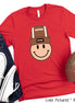Cute Beanie Retro Football Game Day Tee
