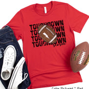 Retro Touchdown Season Football Game Day Tee