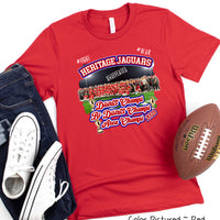 Heritage Jaguars Undefeated Area Champs Tee