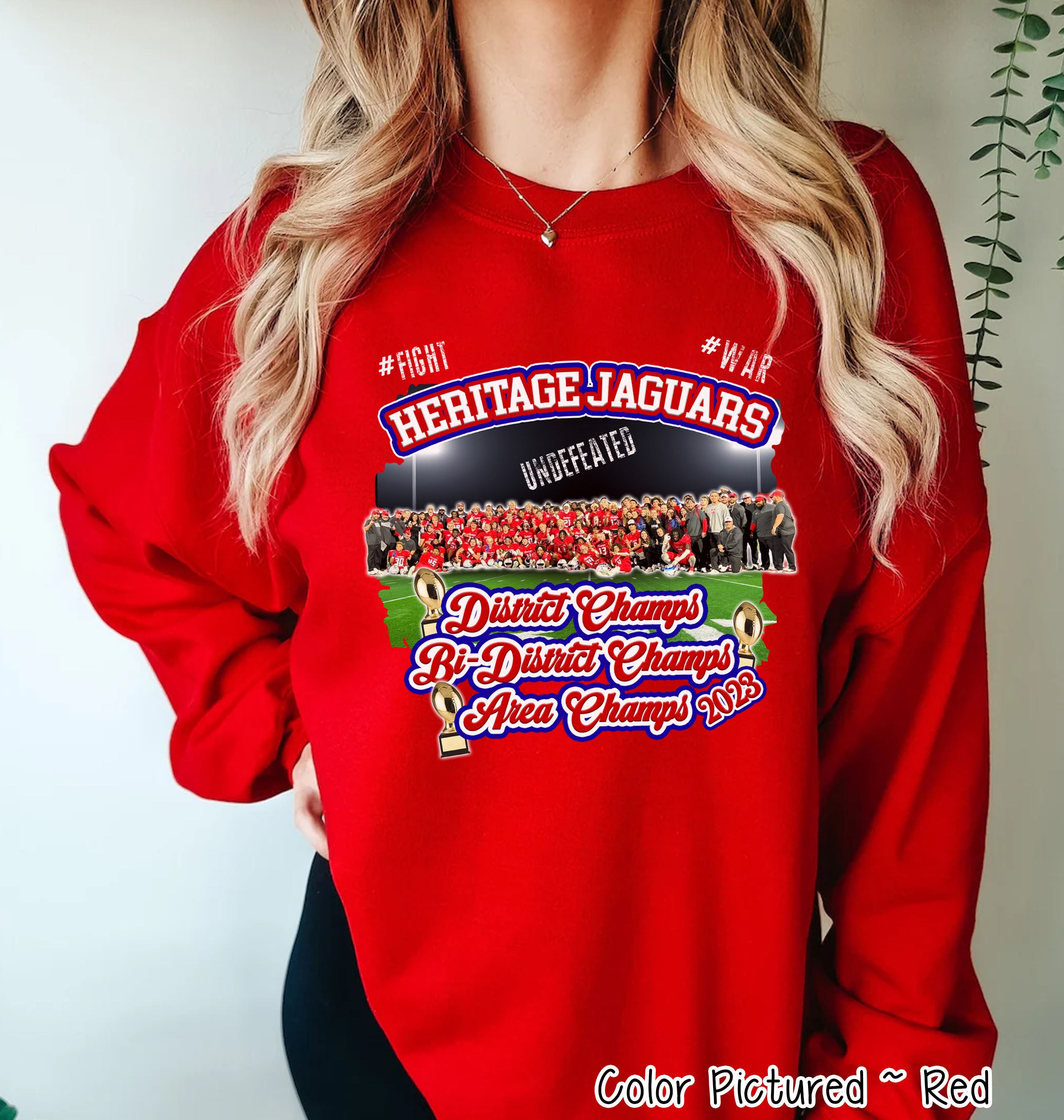 Heritage Jaguars Undefeated Area Champs Tee