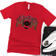 Leopard Wrestling Mom Tee