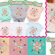 Retro Daisy School Teacher Grade Tee