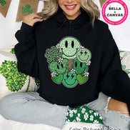 Retro Smiles St Patricks Day Tee or Sweatshirt