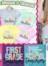Rainbow Distressed Teacher Tee