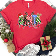 Santa Clause Doodle Christmas Tee or Sweatshirt